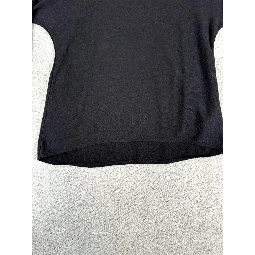 Michael Kors MMK Classic Sweater Womens Medium Black‎ Lightweight Knit Corpcore